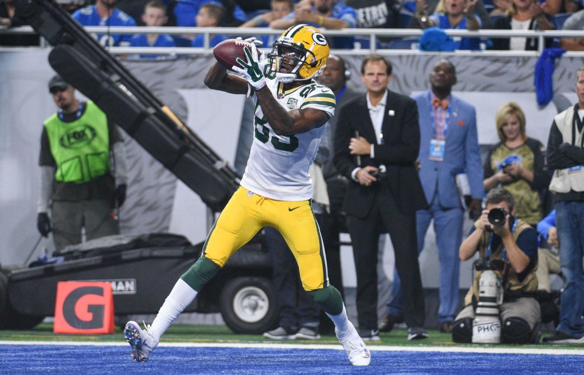 Will All Four NFC North Teams Finish .500 or Better? Valdes-Scantling TD catch