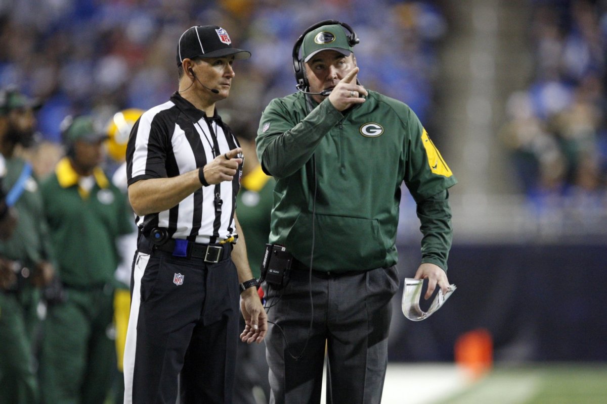 Mike McCarthy is Reportedly Hired to Coach Dallas Cowboys as Jason Garrett Replacement Mike McCarthy argues with NFL referee