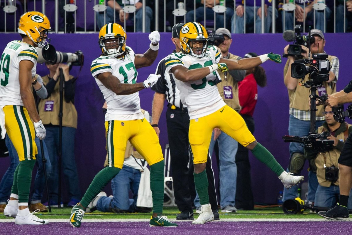 Aaron Jones - Packers vs Vikings