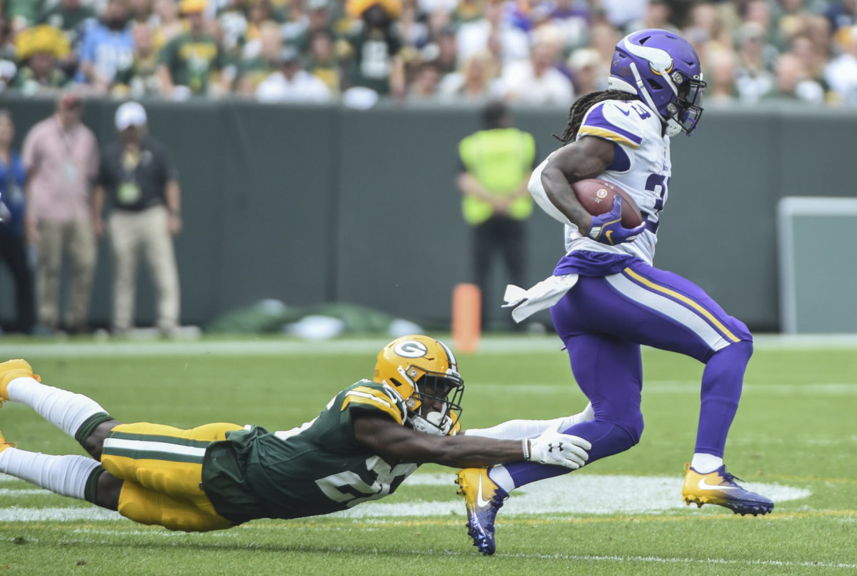 Packers Run Defense So Far This Season Darnell Savage misses tackle of Dalvin Cook